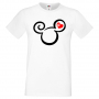Мъжка тениска Mickey Head Love Подарък,Изненада,Рожден ден, снимка 10