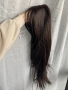 НОВА Кафява естествена перука! 100% високо качество, снимка 3