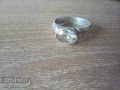 Дамски сребърен пръстен, снимка 1 - Пръстени - 44682293