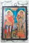 Икона на Свети Архангел Михаил и Свети Архангел Гавраил 33/25 см УНИКАТ