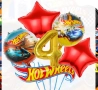 Парти сет украса колите Hot wheels и Пламъчко и машините , снимка 3
