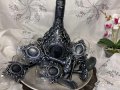 Сервиз за аперитив от 6 чаши и бутилка за любимо питие  ръчна изработка, снимка 2