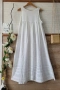 Бяла лятна рокля памучна материя бохо, снимка 4