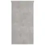 vidaXL Бюро, бетонно сиво, 80x40x75 см, инженерно дърво, снимка 4