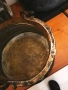 Масивен Старо Античен голям ръчно изкован меден котел, от 1920г. калайдисан отвътре , снимка 6