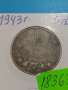 Монета 10 лева 1943 година - Хан Крум България - 18363, снимка 2