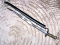 Френски щик нож байонет тесак Шаспо Chassepot M1866 еднакви номера , снимка 2
