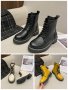 Дамски боти в стил Martin Boots, Британски стил, 3цвята - 023, снимка 1 - Дамски боти - 39325750
