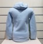 Нов дамски светлосин суичър с качулка и джобчета, снимка 9