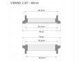 V-BAND скоба с фланци скоби v band турбо генерация гейт, снимка 14