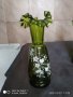 стъклена ваза арт деко за декорация