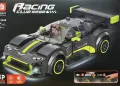 Състезателна кола, Racing Pull Back Car, със светещи фарове и звукови ефекти, снимка 4