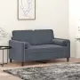 vidaXL Декоративни възглавници, 2 бр, тъмносиви, Ø15x50 см, кадифе, снимка 2