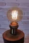 Дървена настолна лампа, снимка 3