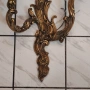 Масивен бронзов аплик стил Рококо. , снимка 4