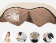 4D Шиацу масажор за врат и тяло , 4 бутона, Адаптер за кола, Бежов, снимка 12