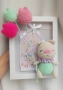 Рамка Прасенце с балони-Амигуруми, снимка 2