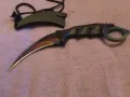  Нож Карамбит с калъвче за врата нов  Karambit Tactical, тактически нож, снимка 7
