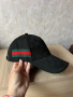 Черна бейзболна шапка GUCCI 💚❤️💚, снимка 1 - Шапки - 44736919