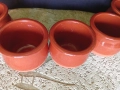 Глинени чашки италия 7-8 см, снимка 2