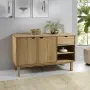 vidaXL Сайдборд OTTA, 114x43x73,5 см, борово дърво масив, снимка 2