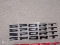 Качественни винилови стикери лепенка с надпис SPORT Спорт за кола автомобил джип ван пикап мотор кол, снимка 3