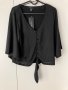 Черна блузка, снимка 1 - Блузи с дълъг ръкав и пуловери - 32891086
