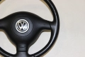 Трилъчев кожен волан VW Passat B5.5 (2000-2005г.) airbag волан, снимка 3