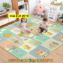 Сгъваемо детско килимче за игра, топлоизолиращо 180x200x1cm - модел мече и горски животни - КОД 4129, снимка 3