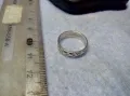 СТАР СТИЛНО РЕТРО АРТ РЪЧНО ОРНАМЕНТИРАН СРЕБЪРЕН ПРЪСТЕН Тип ХАЛКА СРЕБРО ВИСОКА ПРОБА 49725, снимка 7