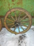Колела от дървена каруца, снимка 3
