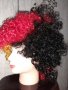 PERUCKE AFRO Шарена къдрава перука с голям обем, снимка 7