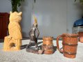 Моливници-сувенири от дърво, кожа керамика, снимка 2