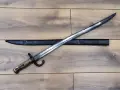 Френски щик нож байонет Шаспо Chassepot M1886 еднакви номера , снимка 2