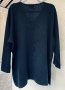 Комфортна блуза цвят графит, снимка 1 - Блузи с дълъг ръкав и пуловери - 40017155