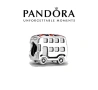 Сребърен талисман 925 за гривни Пандора London Bus Charm , снимка 1