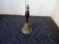 стара месингова камбана ,звънец за прислуга или др, снимка 1 - Антикварни и старинни предмети - 39240540