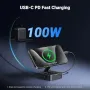 Нов Магнитен USB-C Hub UGREEN с HDMI, USB-A, 100W PD, Компактен и Сгъваем, снимка 6