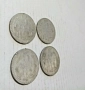 Лот от четири броя Румъния 5 леи 1978 година колекционерски алуминиеви монети пари, снимка 4