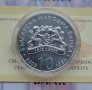 10 лева 2009 година 130 г. БНБ, снимка 3