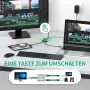 SUIDEK USB-C превключвател, двупосочен USB-C превключвател с поддръжка на 8K@60Hz видео, снимка 4