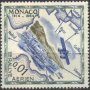 Чиста марка Авиация Самолет 1964 от Монако, снимка 1 - Филателия - 33798434