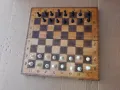 Стар дървен шах с табла, снимка 1