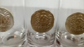 Чаши за безалкохолно с лепната имитация на старинна монета, 4 бр, снимка 3