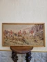 Прекрасен стар белгийски антикварен гоблен , снимка 2