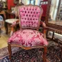 Кресло в Луи XV стил с дамаска в бароков орнамент, снимка 2