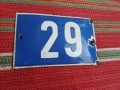Емайлирана табела номер 29, снимка 1