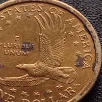 Монета ONE DOLLAR UNITED STATES OF AMERICA E PLURIBUS UNUM за КОЛЕКЦИЯ 38082, снимка 5 - Нумизматика и бонистика - 40767524