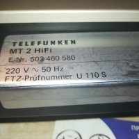 Telefunken mt 2 hifi tuner-внос швеицария, снимка 11 - Ресийвъри, усилватели, смесителни пултове - 30130693