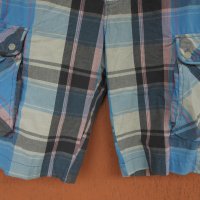 AUTHENTIC нови мъжки карирани къси панталони шорти (М) W34, снимка 3 - Къси панталони - 40523568